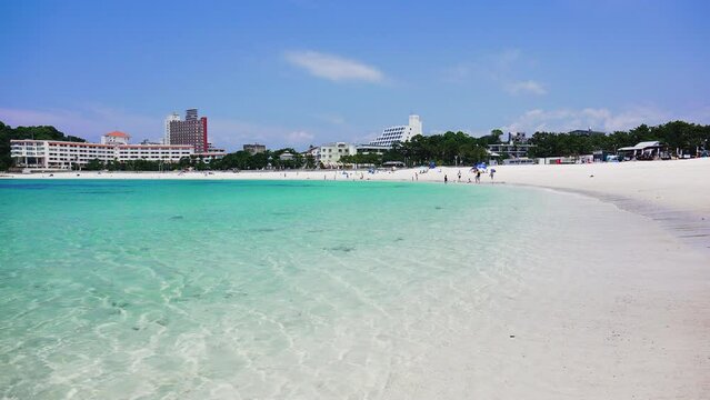Shirarahama Beach in Shirahama, Wakayama, Japan &ndash; White Sand and Blue Ocean Scenic View 白砂と青い海が広がる絶景「白良浜」和歌山県白浜町
