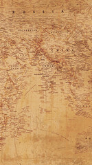 an old map of the world