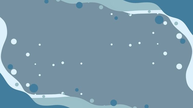Animated Liquid Bubbles and Waves Background (Loopable)