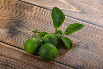 Fresh juicy ripe green lime