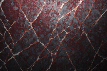 Red marble texture background pattern. red stone surface.  abstract natural marble red and gold. Generative AI