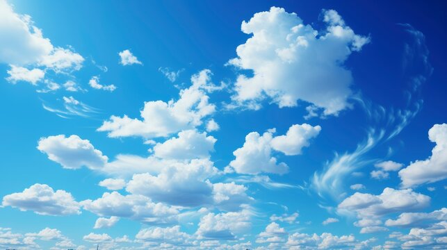 Summer Blue Sky Cloud Gradient Light, HD, Background Wallpaper, Desktop Wallpaper