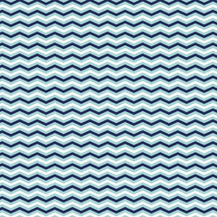 Blue chevron pattern seamless design. Colorful seamless wavy stripes pattern.