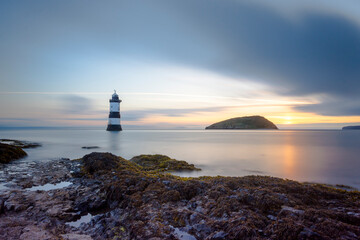 Lighthouse at sunrise
