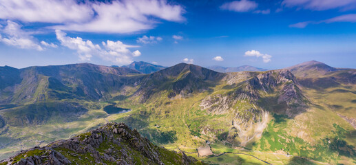 panorama of the mountains
