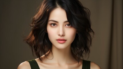 Portrait Beautiful Young Asian Woman Flawless, HD, Background Wallpaper, Desktop Wallpaper