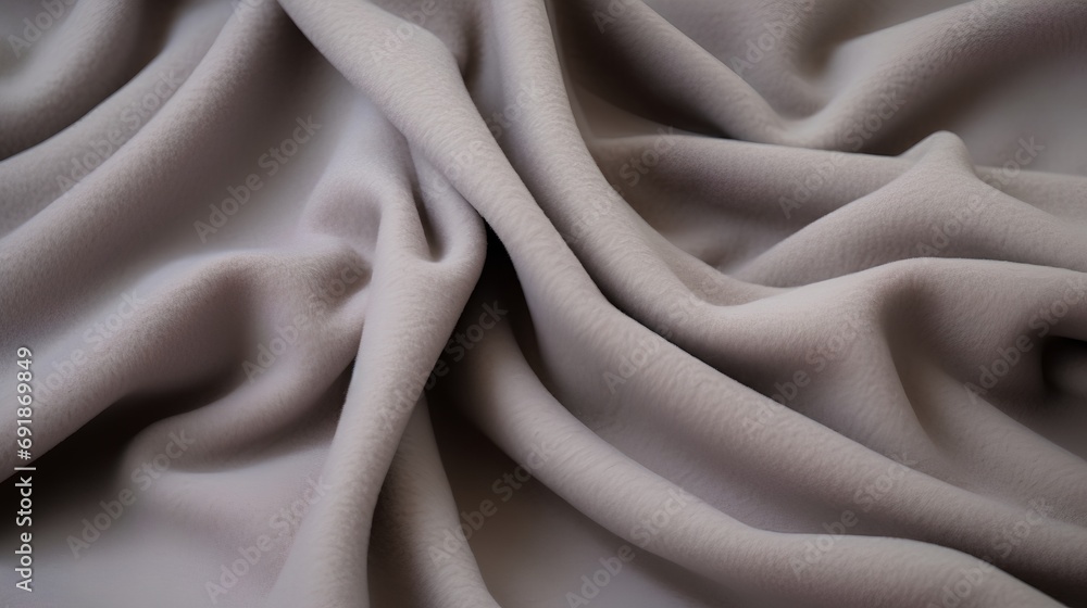 Poster closeup of a dense and warm light gray wool fabric texture, perfect for a cozy and comfortable backg