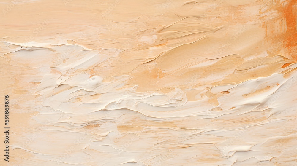 Poster a detailed closeup showcasing the texture of thick, impasto paint strokes on a canvas, creating an a