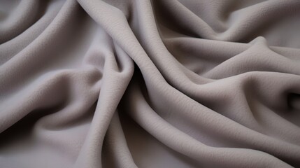 Obraz premium Closeup of a dense and warm light gray wool fabric texture, perfect for a cozy and comfortable background with a soft and inviting feel.