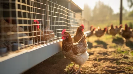  Chickens at farm © Newleks