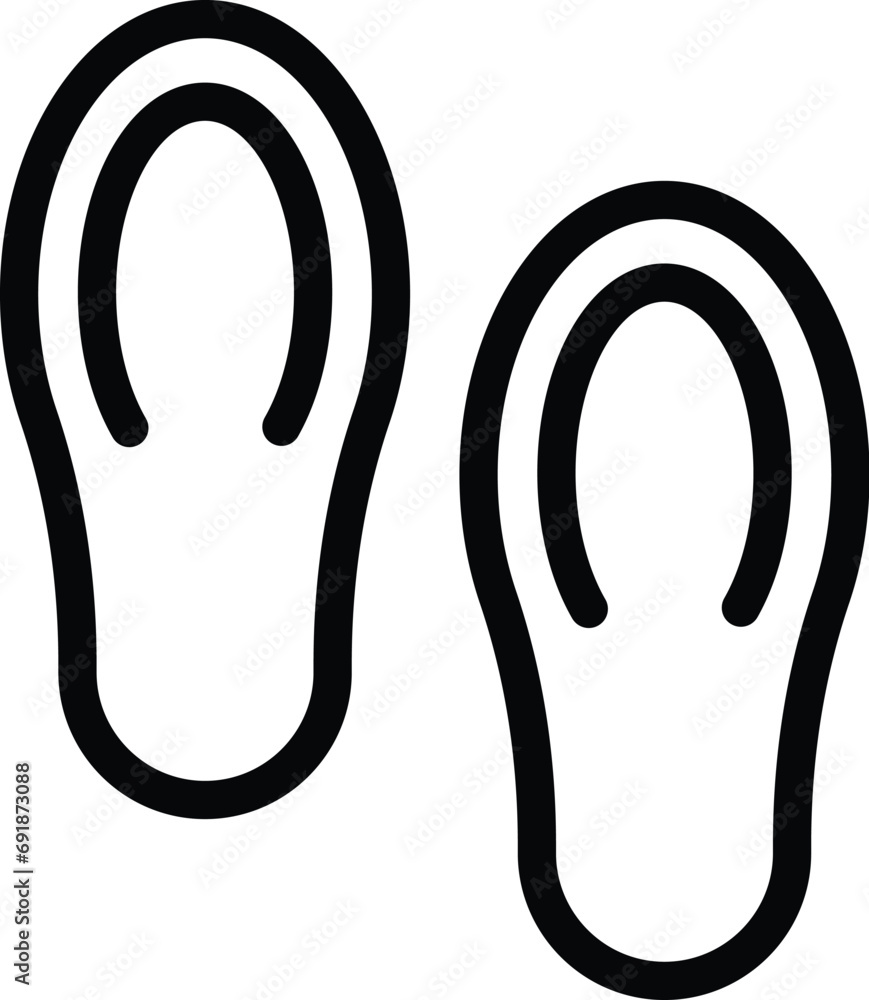 Poster footstep body motion recorder icon outline vector. pedometer counter device. jogging training activi