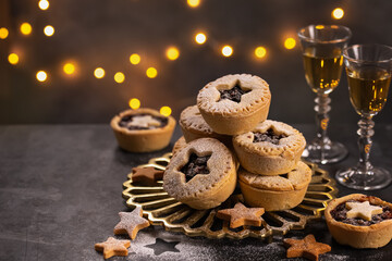 Christmas fruit mince pies
