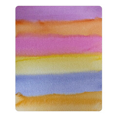 Fototapeta premium Watercolor abstract background, stripes different colors, hand painted on paper, texture, white background, for text, banner, card, invitation, design for banner, logo, brand