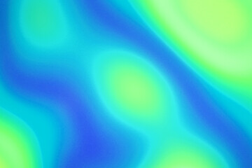 Obraz premium Defocused of fluorescent gradation color pattern on blue blur background