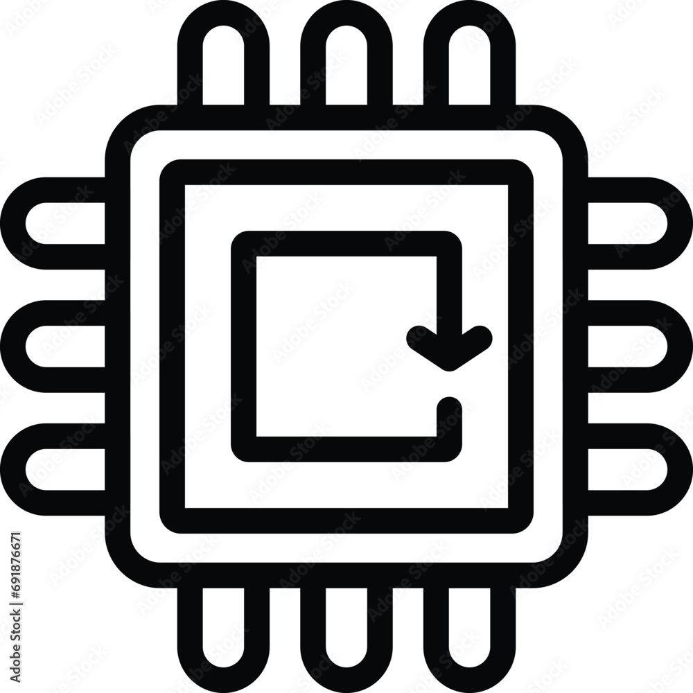 Poster shift beta testing icon outline vector. migrate release version. project delivery app