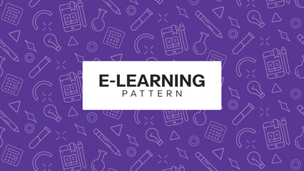 Download Vibrant Learning Pattern Backgrounds for Free!