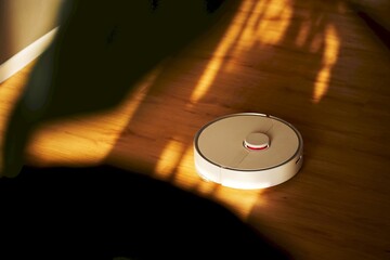 Robotic Vacuum Cleaner. Smart Home Cleaning for Wet and Dry Floor cleaning. Smart and sustainable...
