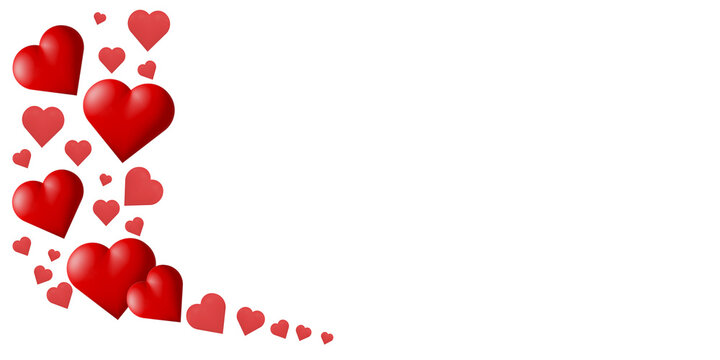 christmas valentines day red heart isolated on transparent or clear background, png photo 