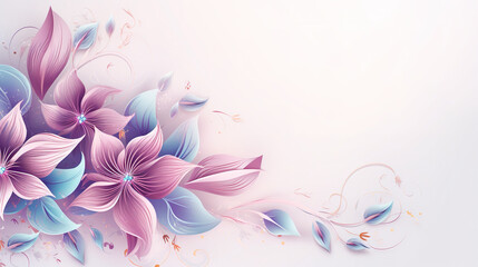 Obraz premium Summer floral bouquet watercolor vector elements design. Botanical watercolor vector collection of flower, leaves, and branches