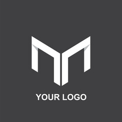 geometric m logo
