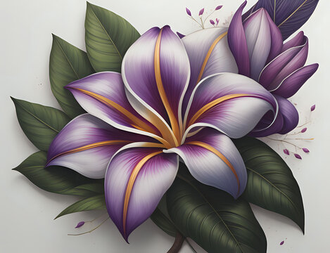 lila Frangipani