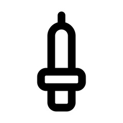 Spark Plug Line UI Icon 