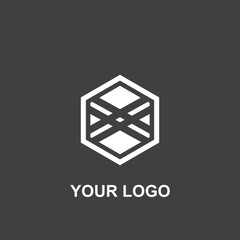 abstract cube logo