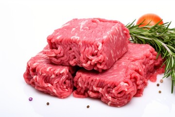 Obraz premium Minced meat, pork chops,