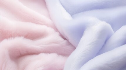 Plush fleece fabric texture in soothing pastel hues, evoking a sense of comfort, tranquility, and stylish home decor.