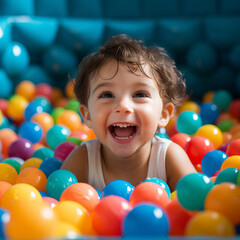 Joyful Jamboree: Little Explorer Revels in a Riot of Radiant Playfulness