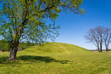 The Earthworks at Hopewell Culture National Historical Park in Ohio