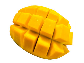 mango summer fruit isolated on white background