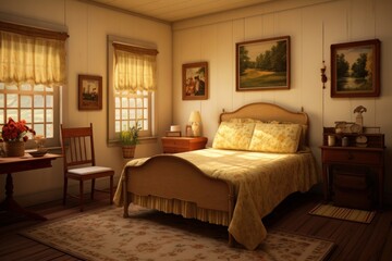 Beautiful illustration created using artificial intelligence. Generative AI.