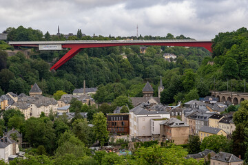 Vue sur la Ville Basse (Luxembourg)