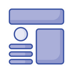 Take a look at this beautifully designed website wireframes, wireframing, layout, template icon