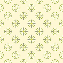 Target Aim vector concept colored seamless pattern - Crosshair background