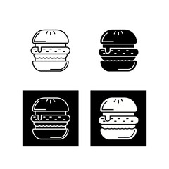 Burger Vector Icon