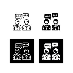Conversation Vector Icon