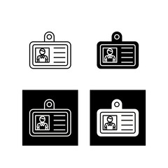 Staff Card Vector Icon