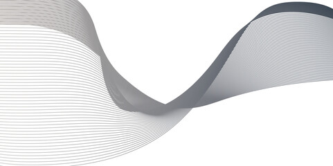 Fototapeta premium Abstract blend wave lines and technology background. Background lines wave abstract stripe design. White background, mesh abstract, vector gradient line soft blend. 