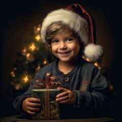 Christmas surprise, festive joy, christmas wonder, christmas magic, generative ai