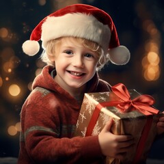Christmas surprise, festive joy, christmas wonder, christmas magic, generative ai
