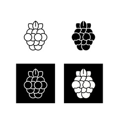 Raspberry Vector Icon