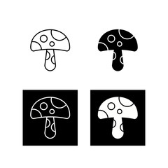 Mushroom Vector Icon