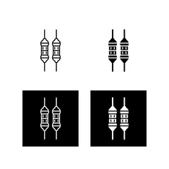 Resistor Vector Icon