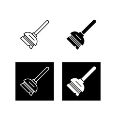 Broom Vector Icon