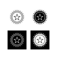 Sticker Vector Icon