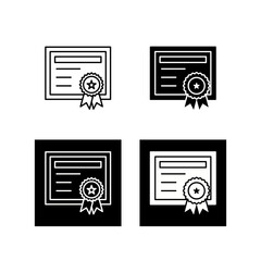 Certificate Vector Icon