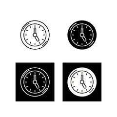 Clock Vector Icon