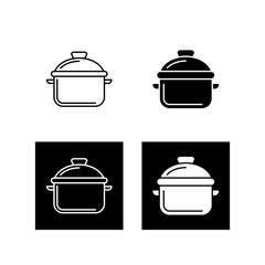 Cooking Pot Vector Icon